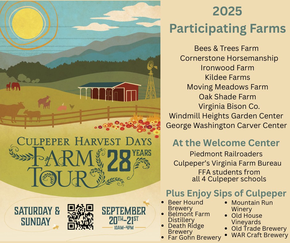 Discover Culpeper’s Agriculture: Culpeper Harvest Days Farm Tour